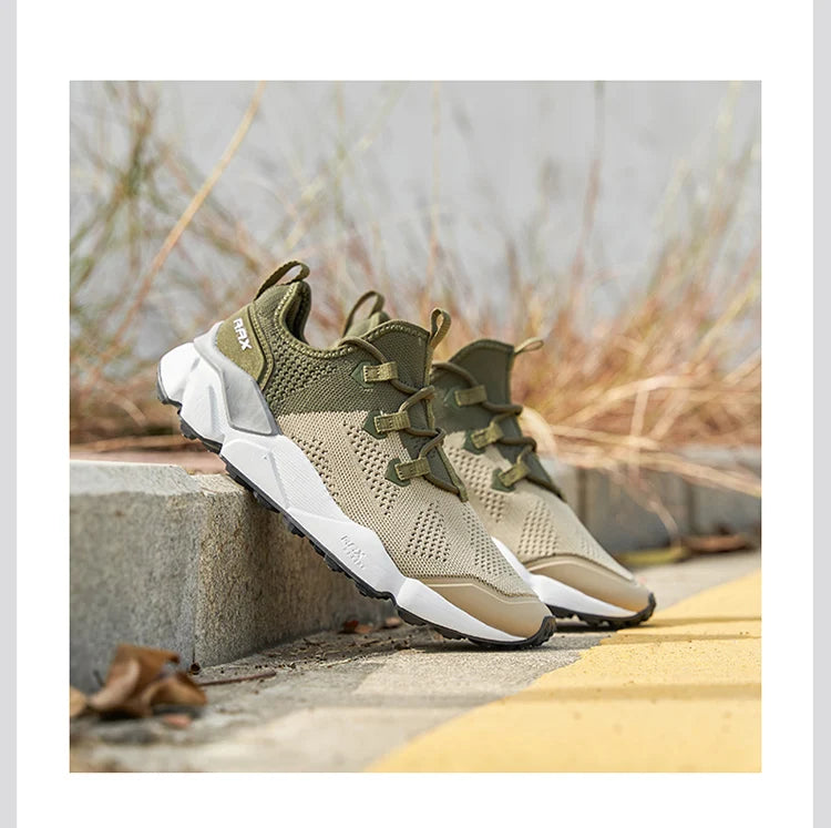 RAX Outdoor Breathable Hiking Shoes for Men Lightweight Walking Trekking Wading Shoes Sport Sneakers Men Outdoor Sneakers Male
