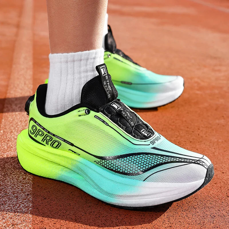 Unisex Sports Shoes Soft Sole Lightweight Flat Bottom Competition Training Shoes 2026 New Shock-Absorbing Racing Running Shoes