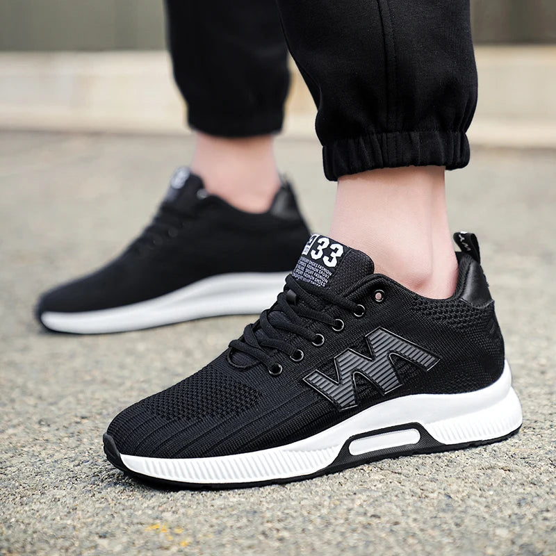 Masszív férfi cipő, magasságnövelő talpbetét 6 cm, sport, nagy méret 37–46