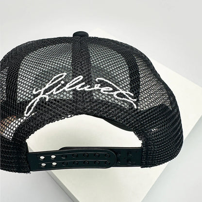 Gorras de béisbol unisex con bloques de color, letras estampadas y bordadas, estilo hip hop, de malla transpirable, con visera para el sol, gorras de camionero urbanas y versátiles