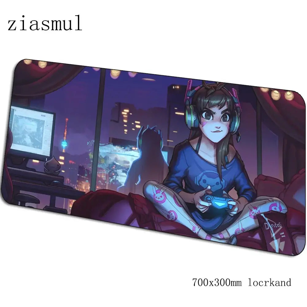 dva mouse pad gamer 70x30cm xl gaming mousepad pc notbook desk mat cute padmouse games Christmas gifts gamer mats gamepad