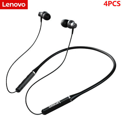 Écouteurs Bluetooth Lenovo, étanches, qualité audio HIFI sans perte, tour de cou magnétique, casque de sport léger, circumaural