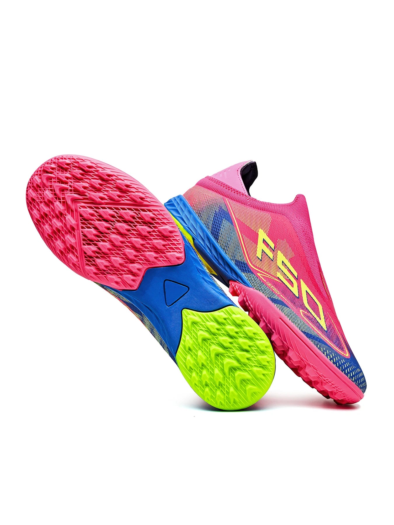 TF Soccer Shoes for Training, Anti-Slip, Wear-Resistant, Firm Grip, Ankle Protection, Lightweight, Comfortable