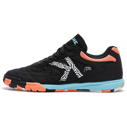 Kelme Indoor Football Shoes Adult Flat Sole Youth Match Five-a-side Training Soccer Cleats Men's Futsal Sneakers