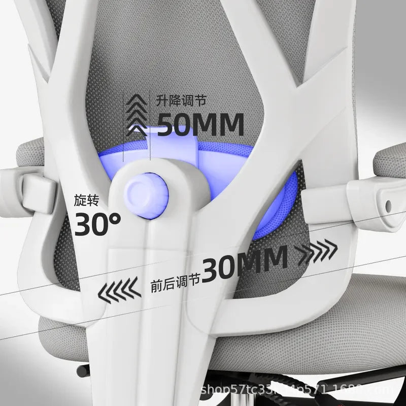 Chaise ergonomique de jeu pour ordinateur, confortable pour la maison, chaise de bureau pour personnes assises longtemps, chaise de café internet, chaise de studio pour diffusion en direct