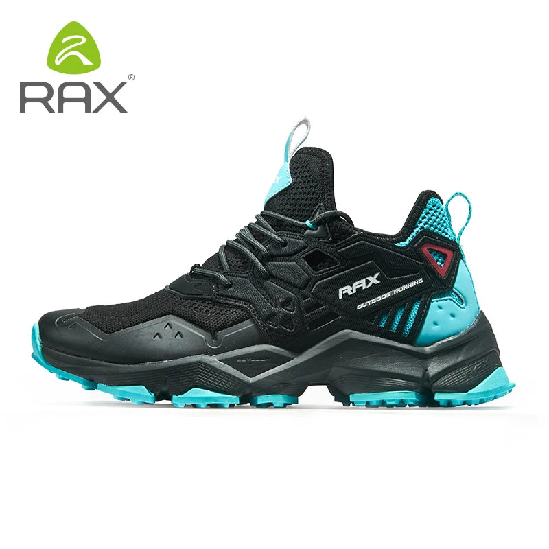RAX Running Shoes Men & Women Outdoor Sport Breathable Lightweight Sneakers Air Mesh Upper Anti-Slip Natural Rubber Outsole