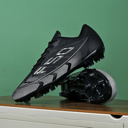 Nouvelles chaussures de football pour hommes, chaussures de sport respirantes, antidérapantes, de haute qualité, pour matchs en plein air, chaussures de football de salle, haute tige, ultralégères