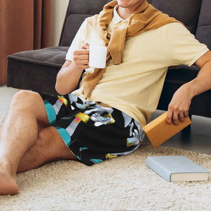 Pantalones cortos de pijama personalizados de Sonic the Hedgehog para hombre, para dormir y estar por casa