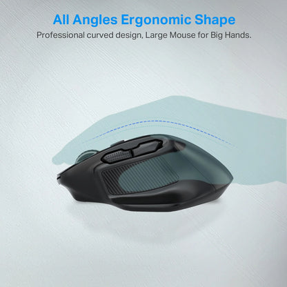 E-YOOSO 2.4G Wireless Mouse PAW3212 4800 DPI Ergonomic Mouse Gaming Mouse Office Mouse for Notebook PC Laptop MacBook
