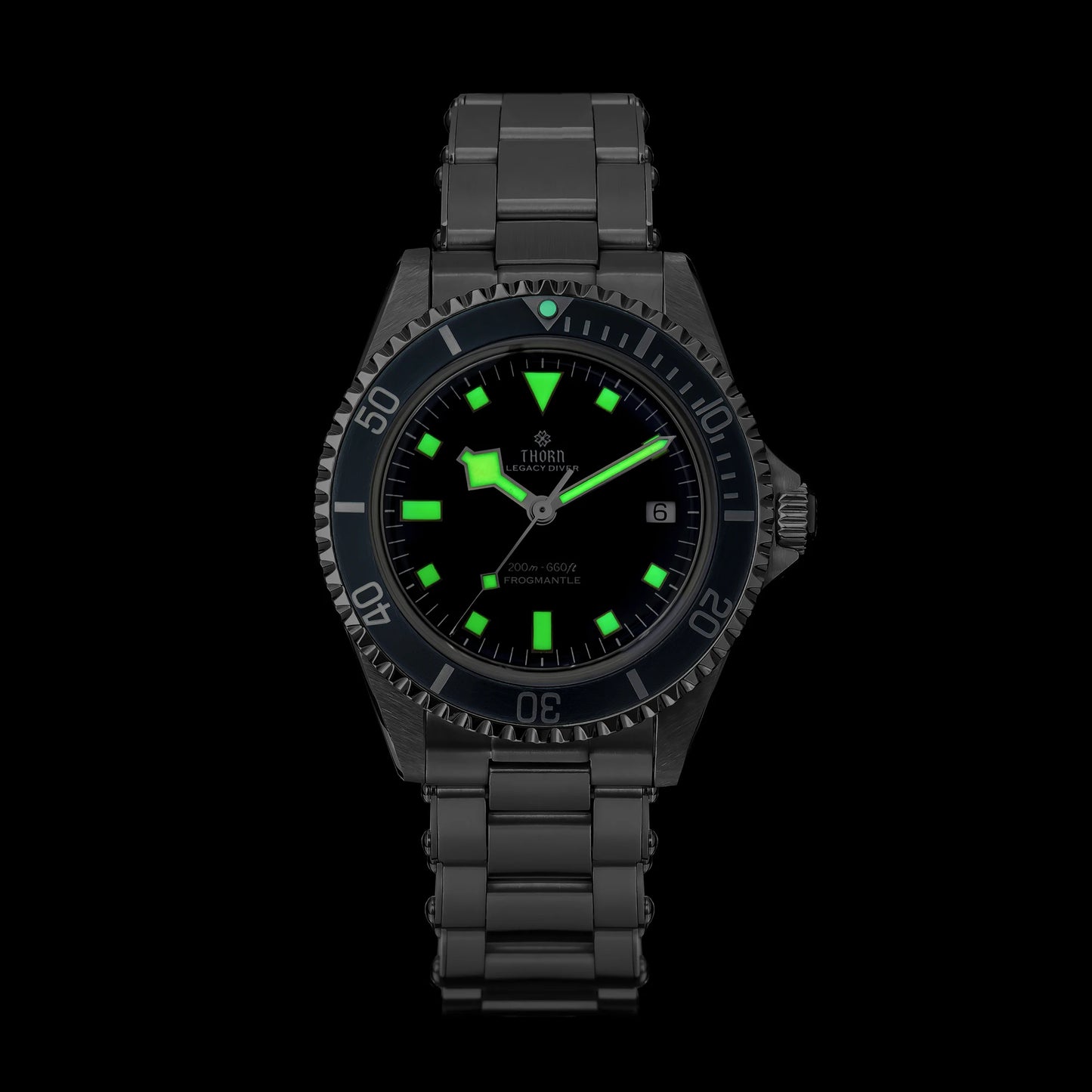 THORN T023 V2 40mm Men's Watch 316 Stainless Steel PT5000 Automatic Movement Mechanical Watch Sapphire 200m Waterproof Wristwatch