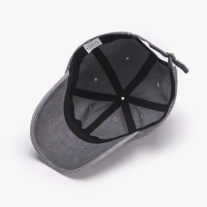 Baseballpetten voor heren en dames, zacht katoen, gewassen, zacht, verstelbaar, zonnekapje, dad cap, hoeden voor jongens en meisjes, borduurontwerp met de Magere Hein, Japan