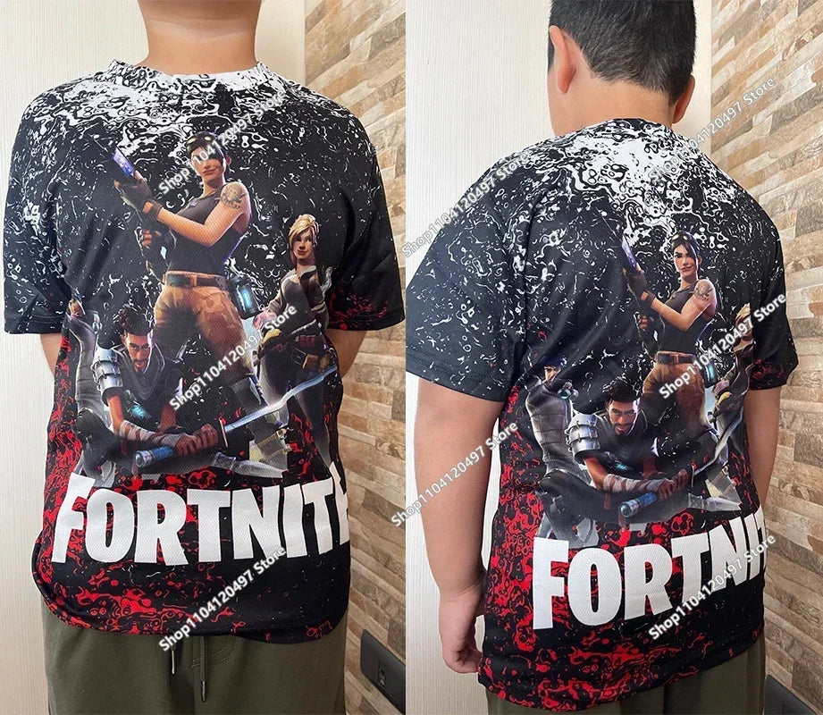 New Fortnite 3D Digital Printed Top Children's Hooded Fashion Trendy Casual Pullover Sweatshirt Birthday Gift
