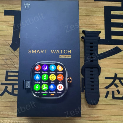 M99 Smartwatch 5G With 2.4inch Amoled Screen 900W Rotating Camera WIFI GPS Position Compass NFC Bluetooth Smart Watch Men Women