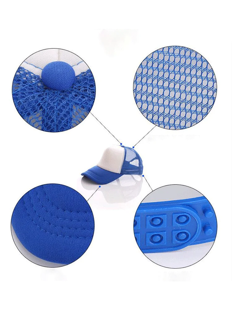 Minecrafted Mesh Baseball Caps Cartoon Figures Adult Children Sports Hats Boys Girls Summer Outdoor Sunshade Peaked Caps Gift