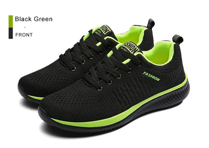 Sneakers da uomo e da donna in maglia, traspiranti, sportive, da corsa, da passeggio e da palestra