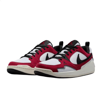 Nike Jordan CMFT Era Chicago Soft and Lightweight Comfortable Anti-Slip Low-Top Casual Shoes for Men - White and Red HJ6777-106