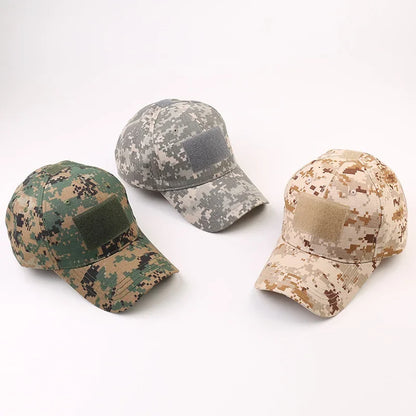 Camouflage Baseball Cap Outdoor Men's Tactical CP Adjustable Hat Sports Cycling Duck Tongue Cap