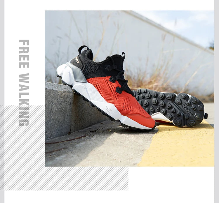 RAX Outdoor Breathable Hiking Shoes for Men Lightweight Walking Trekking Wading Shoes Sport Sneakers Men Outdoor Sneakers Male