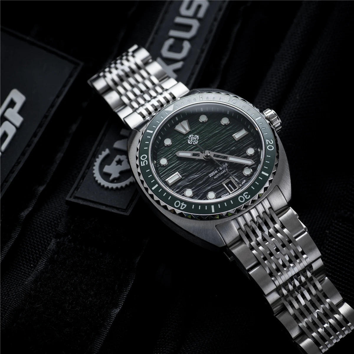 IXDAO IPOSE 2026 New Men's Automatic Mechanical Watch Poseidon Pattern Diving Watch 20Bar Stainless Steel BWG-9 Reloj Hombre