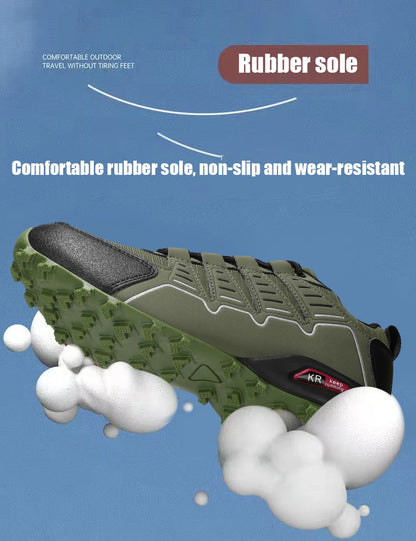 Men's Waterproof Hiking Shoes Non-Slip Hunting Boots Outdoor Tactical Training Sports Shoes Men Walking Hiking Travel Shoes