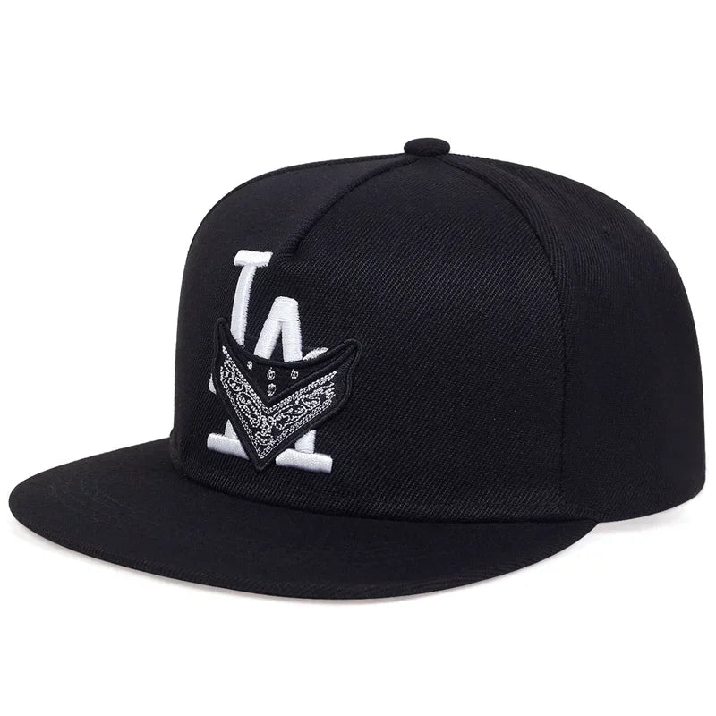 Unisex Los Angeles Embroidery Hip-hop Hats Spring Autumn Outdoor Adjustable Casual Baseball Caps Trucker Caps Sunscreen Hat
