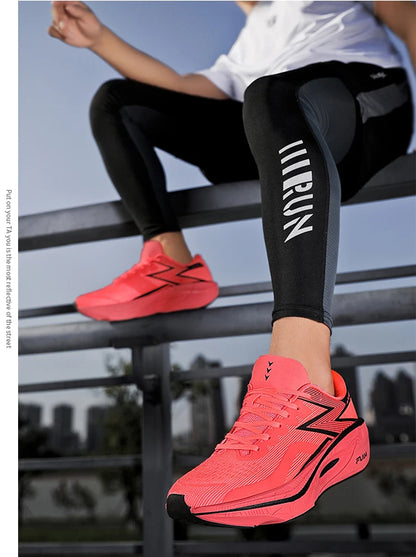 Running Shoes Carbon Plate Specialty Marathon Men's Sports Breathable Lightweight Women's Comfortable Athletic Non-slip Sneakers