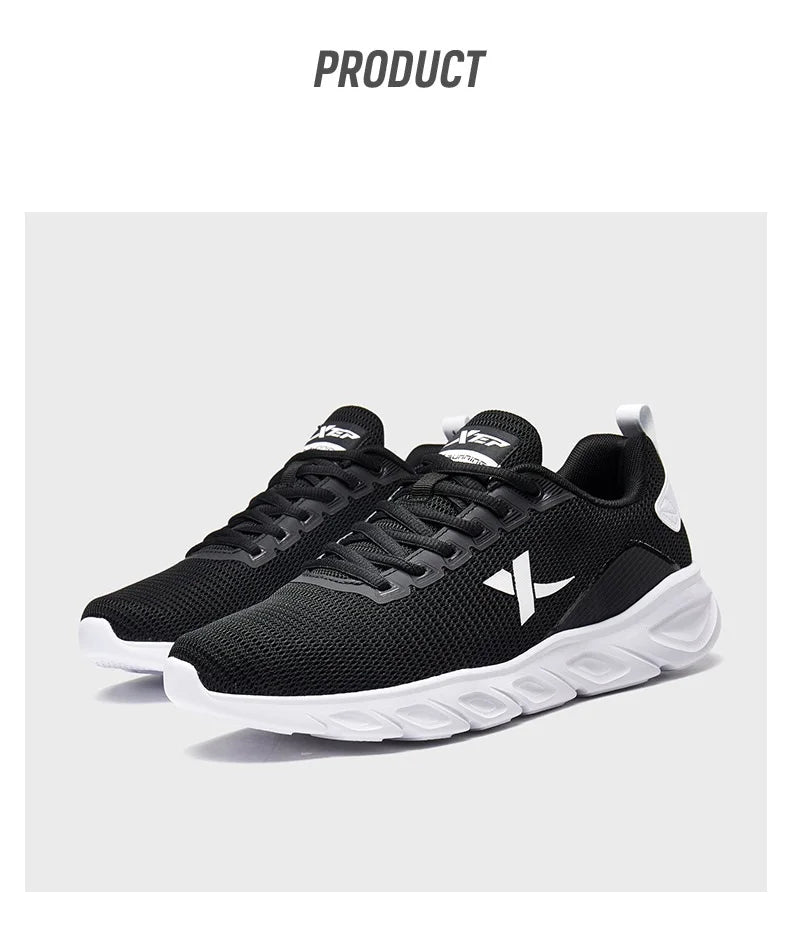 Xtep Running Shoes for Men 2025 Spring Sweat-Absorbing Sports Shoes Wear-Resistant Stability Sporty Sports Sneakers 880119115131