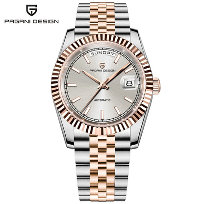 PAGANI DESIGN Men's Watches 2026 New Enamel Dial DD36 Automatic Watch Men Business Waterproof Mechanical Wristwatch for Men Gift