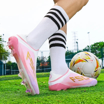 Miesten urheilulliset jalkapallokengät – kevyet, mukavat ja luistamattomat jalkapallokengät, harjoitus- ja kilpailukengät ulkokäyttöön nurmikentällä
