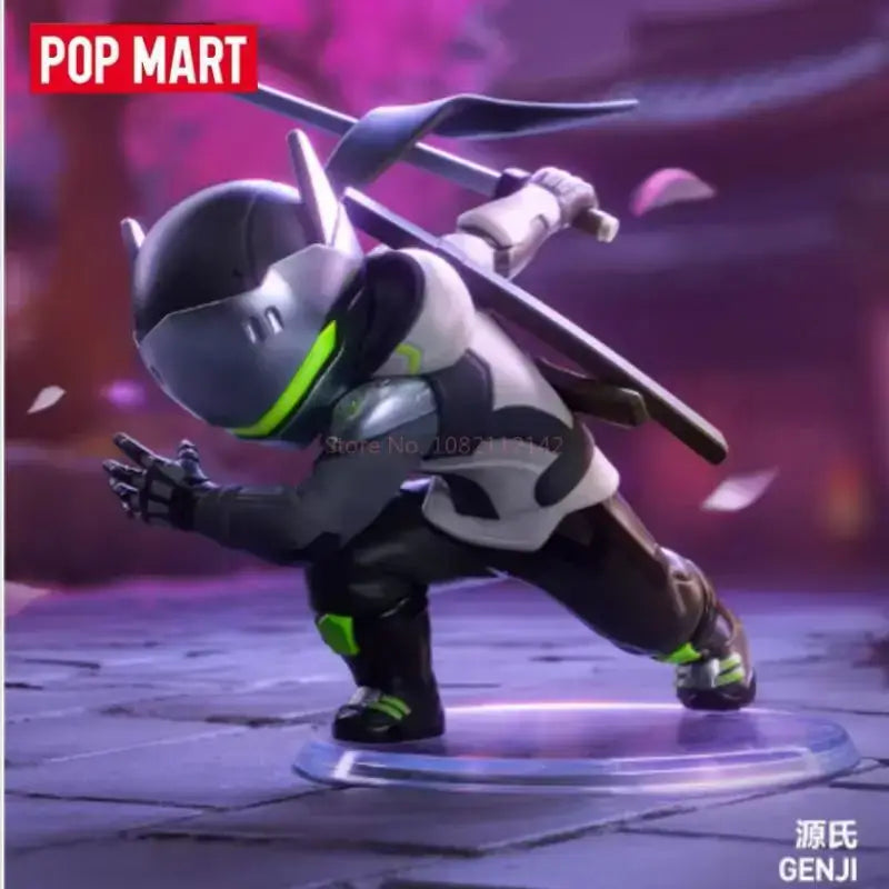 POP MART Genuine Overwatch Play Of The Game Series Blind Box PVC Collectible Figurines Desktop Ornaments Girl Toy Model For Fans