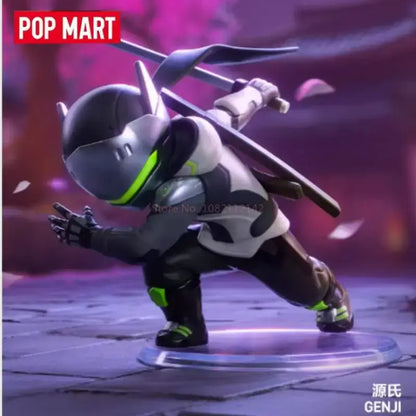 POP MART Genuine Overwatch Play Of The Game Series Blind Box PVC Collectible Figurines Desktop Ornaments Girl Toy Model For Fans