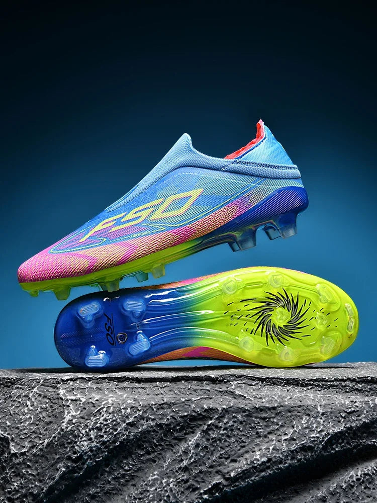 Chaussures de football professionnelles originales pour hommes, résistantes au gazon, chaussures de football décontractées de haute qualité pour hommes, chaussures de football pour entraînement rapide