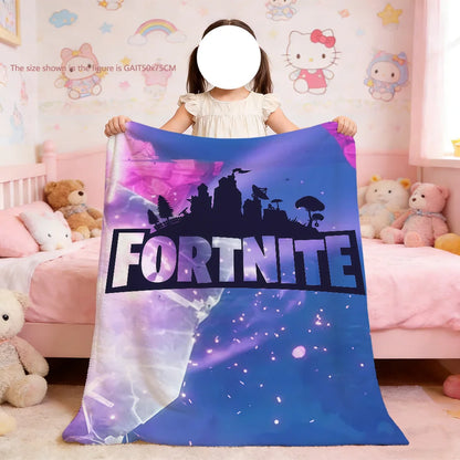 F-Fortnite Logo Game Blanket For Soft Throw Blanket for Picnic Bed Sofa Home Bedroom Cozy Warm Comfortable