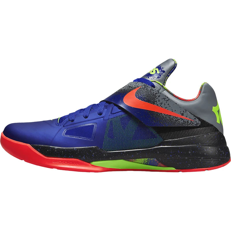 Nike aidot KD 4 NERF miesten matalat, iskunvaimentavat ja käytännölliset koripallokengät FQ8180-400