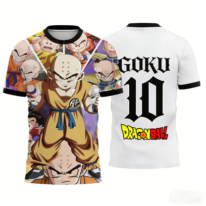 2026 Dragon Ball Goku Anime Graphic T-shirt Sports Dry Quickly Men's T-Shirt Children's Clothing Tee Y2k Woman Breathable Tops
