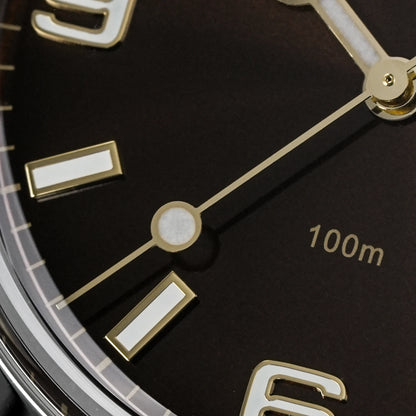 Watchdives WD1016 V3 37mm Watch VH31 Sweep Movement Stainless Steel Watches Luxury Sapphire 100m Waterproof Men Watch Box Gift
