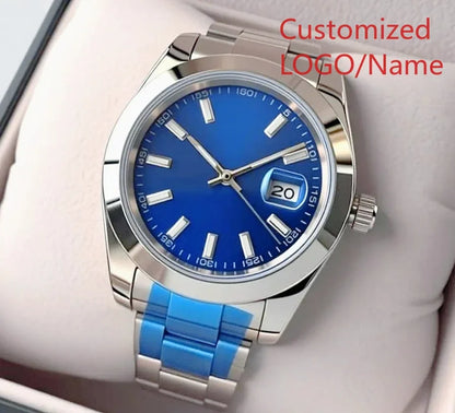 A989 Store Customized Watch Men's Women Automatic Mechanical Watch 36mm 40mm 904L Stainless Steel Black Blue