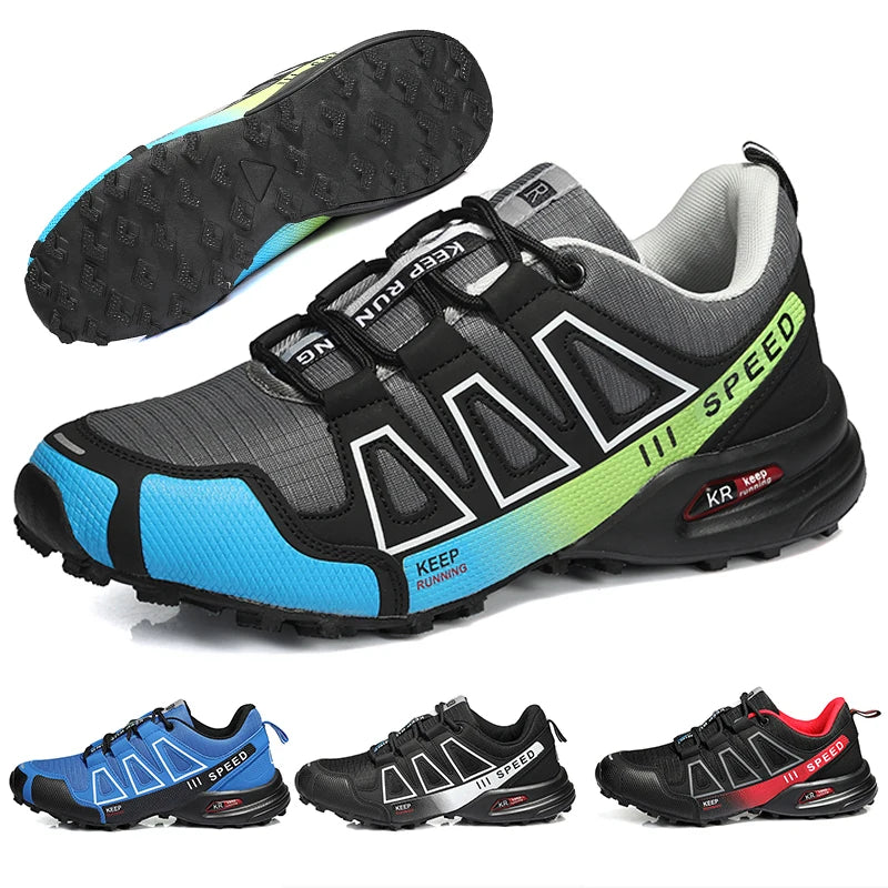 Sapatos de Ciclismo Sem Fecho para Homem, Sapatos de Caminhada Antiderrapantes para Montanha e Todo-o-Terreno, Sapatos Desportivos Respiráveis, Sapatos de Ciclismo de Estrada
