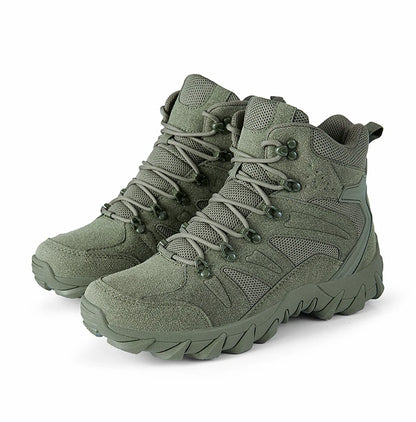 Upgraded Tactical Combat Training Boots Male Outdoors Camping Anti-wear Rapid Response Hiking Shoes Fishing Hunting Sneakers Men