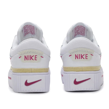 Nike Court Legacy Lift -korotettu pohja: luistamaton, mukava iskunvaimennus, kestävät klassiset lenkkarit DM7590-112