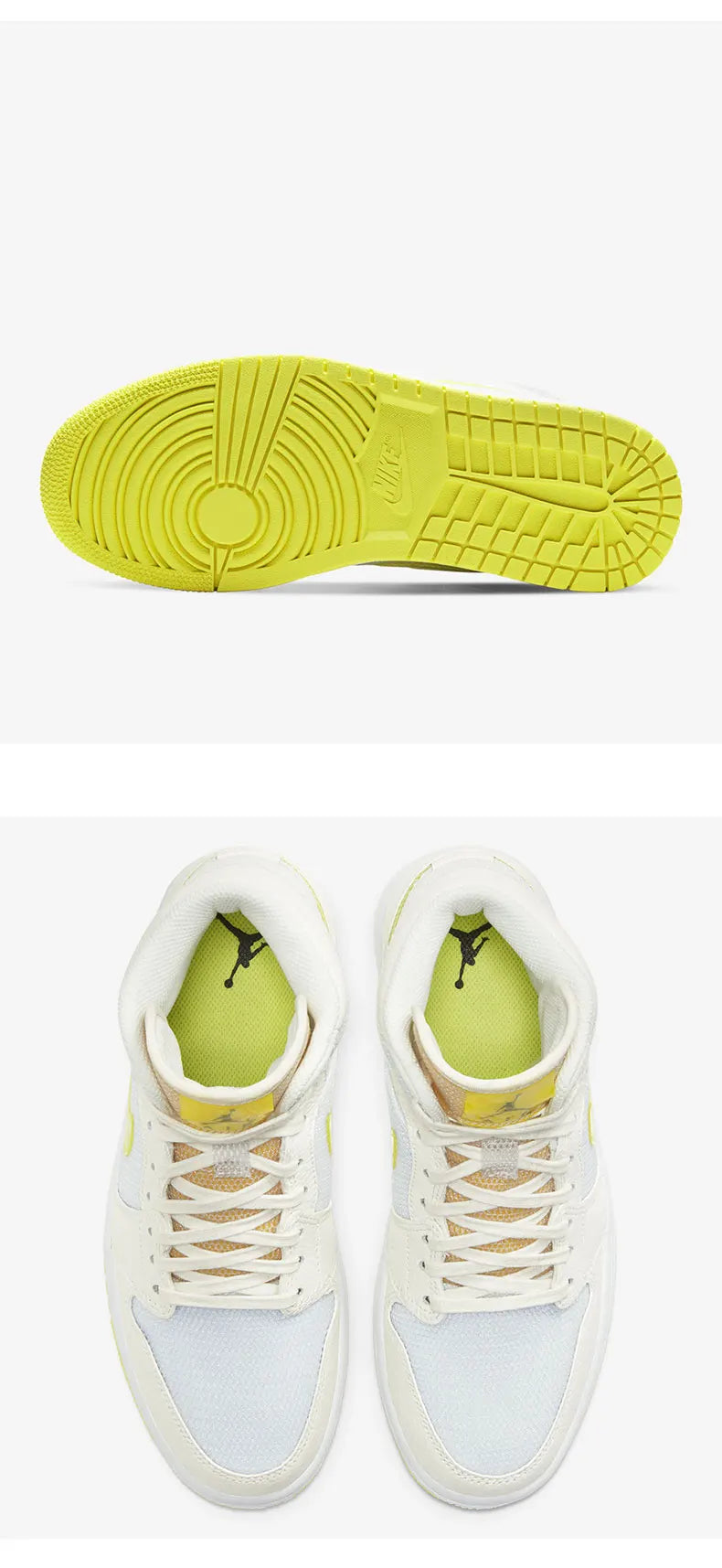 Aito Nike Air Jordan 1 Mid AJ1 Lakers -koripallokengät, puolikorkeat, DB2822-107