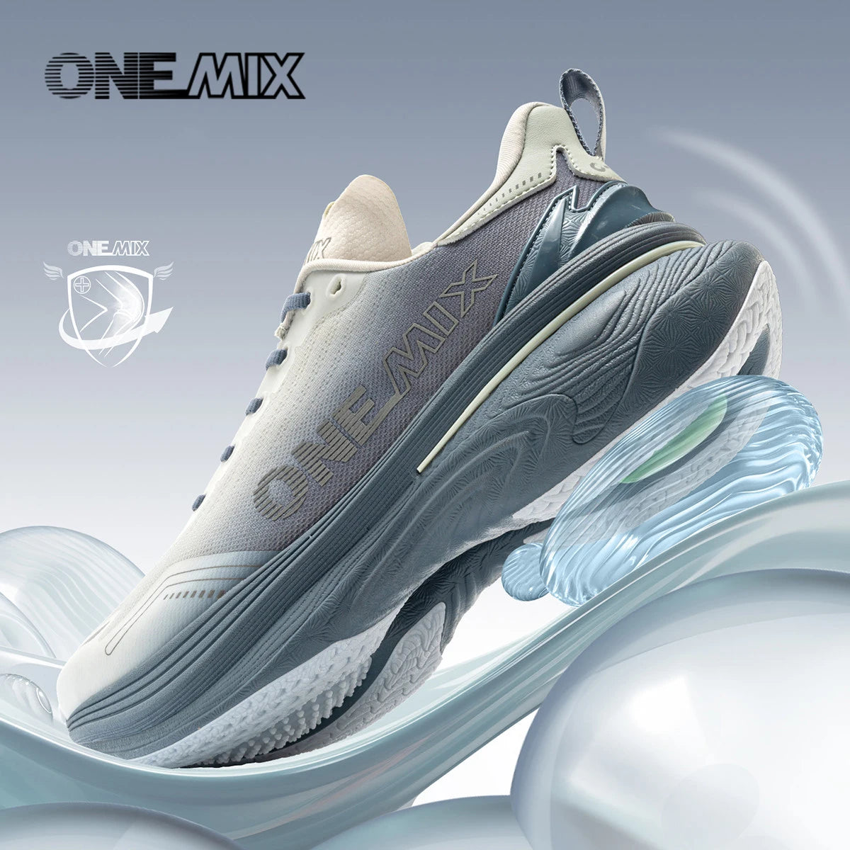 ONEMIX new jogging running shoes for women and men, light sneakers, road shoes, wear-resistant fashion sports shoes for fitness
