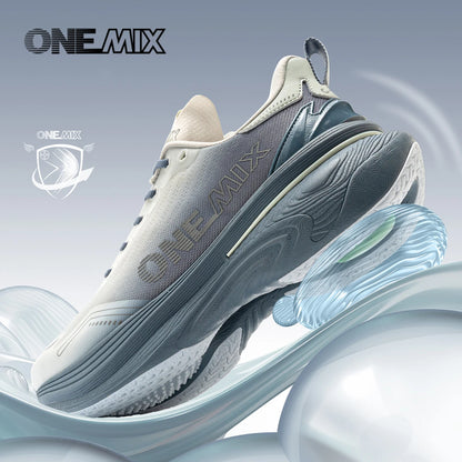 ONEMIX new jogging running shoes for women and men, light sneakers, road shoes, wear-resistant fashion sports shoes for fitness