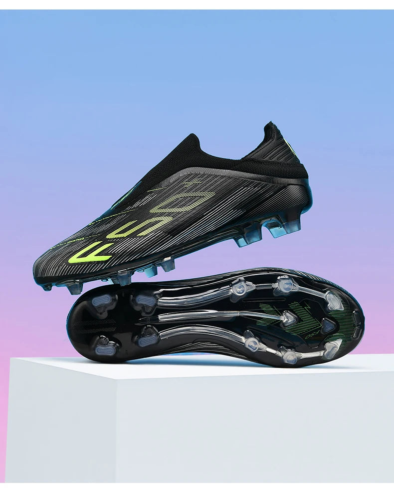 New Men Sneakers Match Grass Cleats High-quality Soccer Shoes Futsal Football Boots Non-Slip Indoor Hot-selling High-top Outdoor