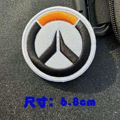 Anime Overwatch DVA Armband Patch Cosplay Backpack Applique Decoration Patches Clothing