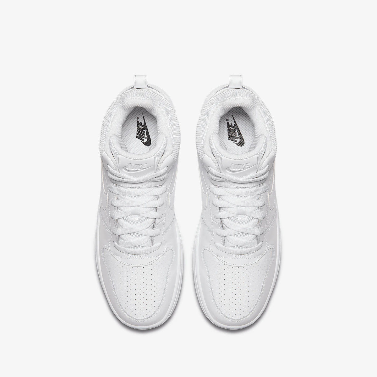 Baskets casual montantes pour homme Nike COURT BOROUGH MID authentiques, blanc pur, 838938-111