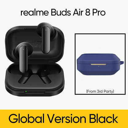 realme Buds Air 8 Pro Wireless Bluetooth 6.1 Earbuds – 55dB Active Noise Cancelling, LHDC 5.0, AI Translation, IP55 Waterproof TWS Earphones