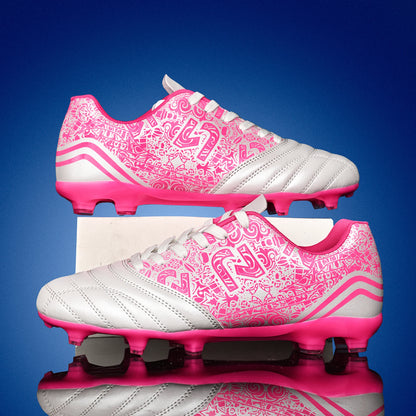 Chaussures de football AG/FG de nouveau style, crampons stables en TPU longs, unisexes, pour terrain de gazon extérieur, matchs et entraînements de football