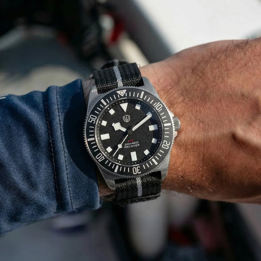 Watchdives EXD 40 mm titaaninen sukelluskello miehille VH31 Sweep-kvartsikello 200 vesitiivis AR-safiiri BGW9 valoa heijastava 316L