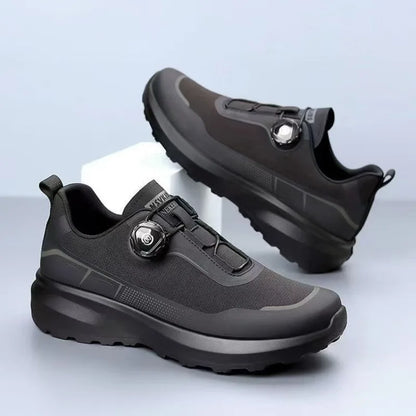 Originální nové pánské tenisky s otočným knoflíkem, platformové ležérní boty na chůzi, outdoorové odolné běžecké sportovní boty Plus